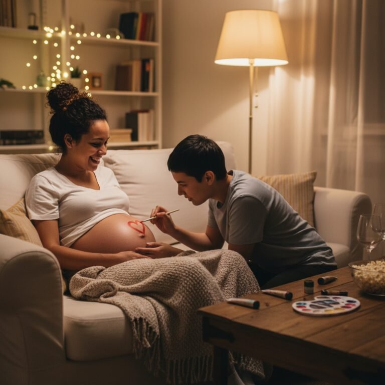 15 Adorable DIY Belly Painting Ideas for a Fun Date Night In