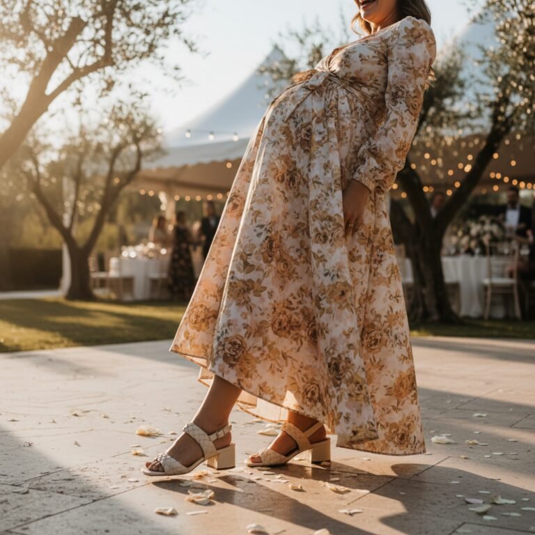 15 Stylish Heels That Won't Kill Your Pregnant Feet at Weddings