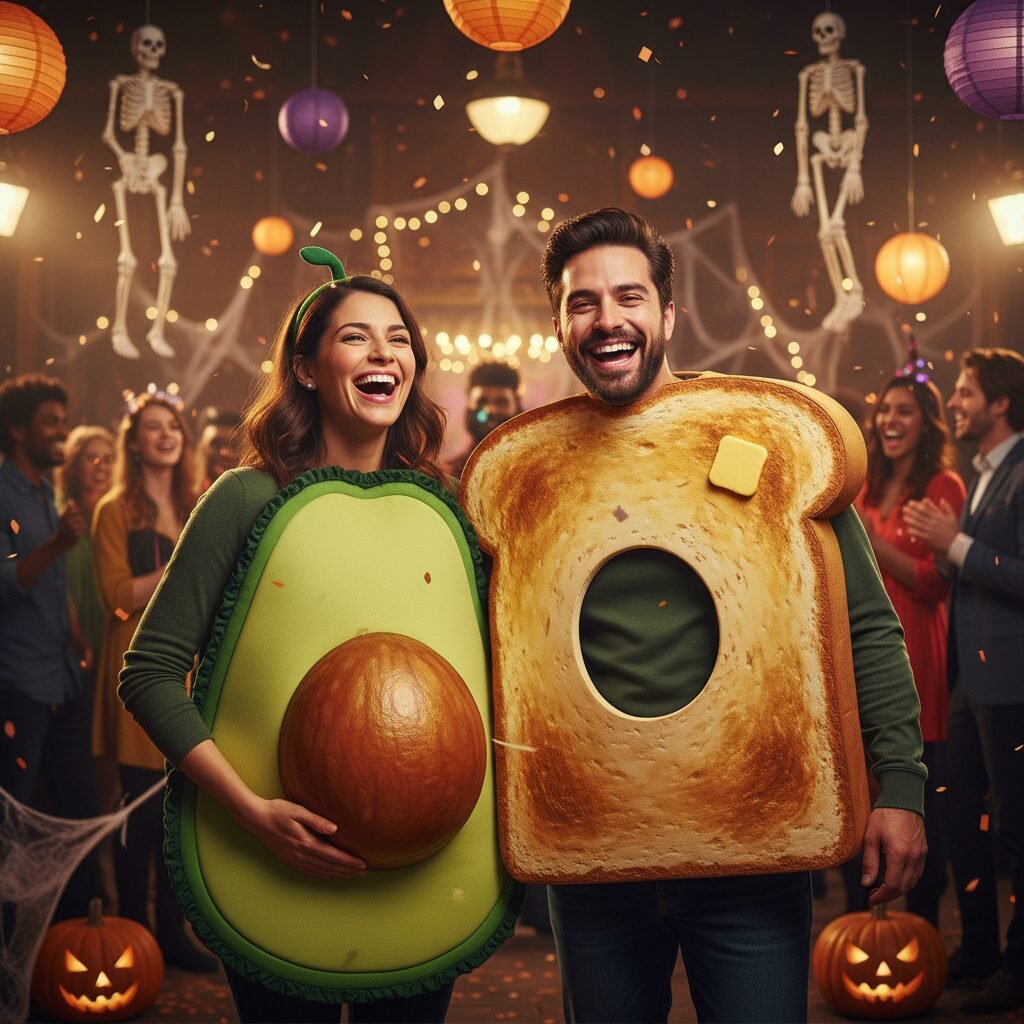 20 Hilarious Pregnant Couples Costumes That Will Win Halloween