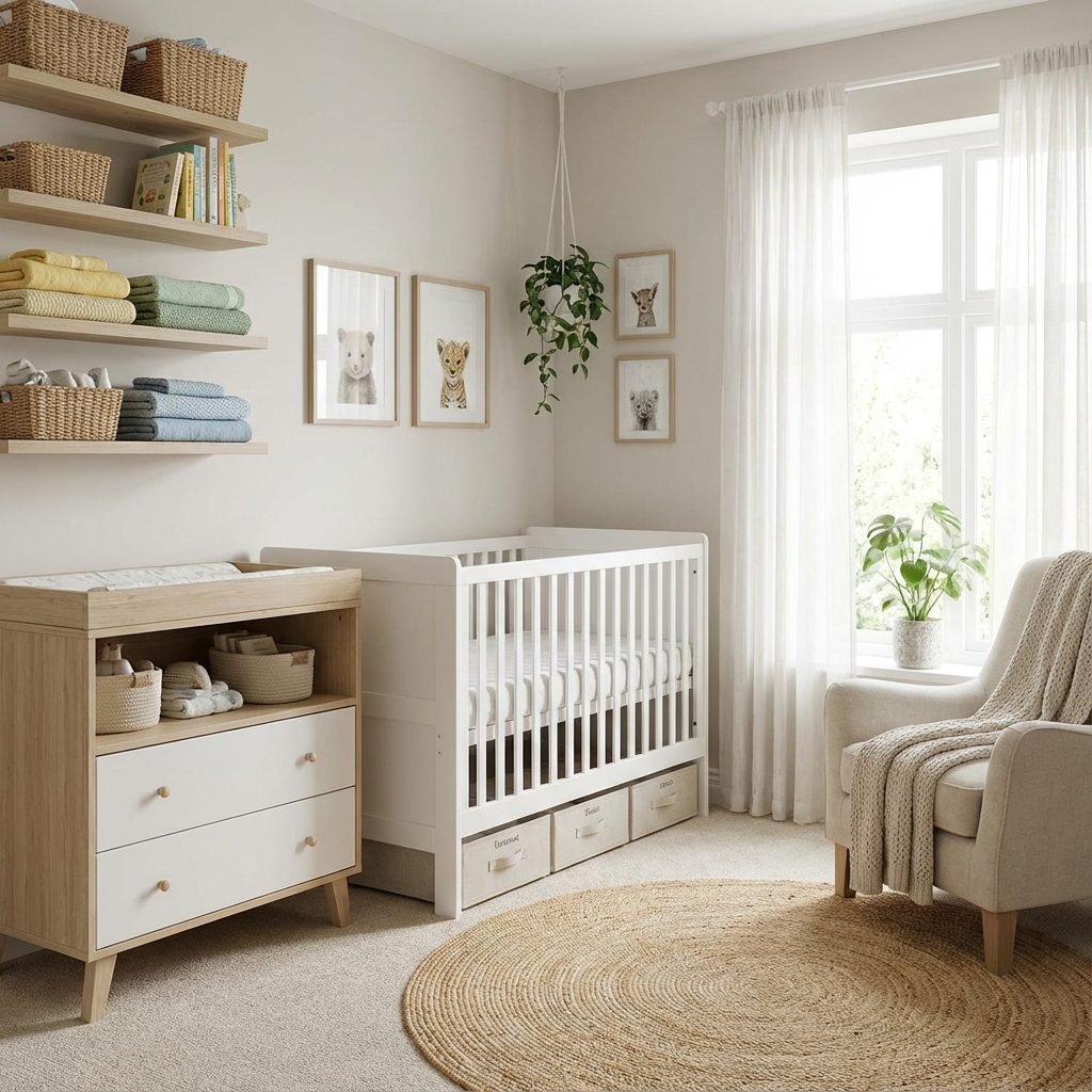 7 Genius Small Nursery Hacks That Double Your Storage Space Instantly