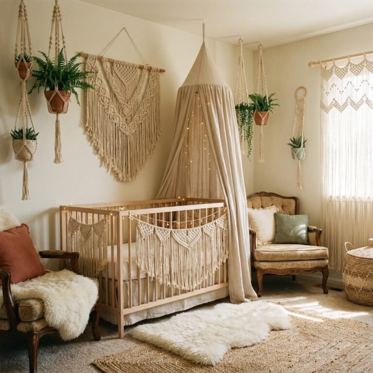 Boho On A Budget: Stunning DIY Macrame Nursery Decor You Can Make Yourself