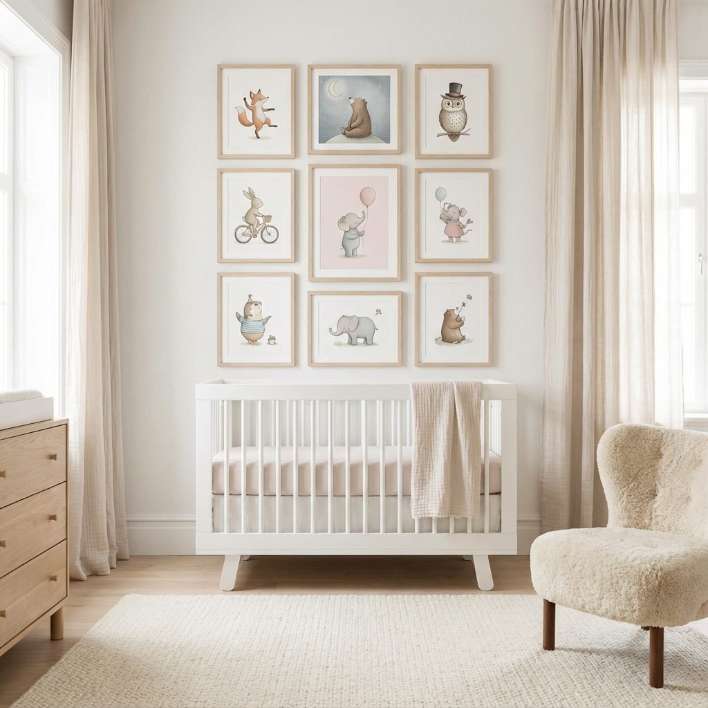 Budget Decor Hack: 10 Adorable Free Printable Wall Art Sets for Nurseries