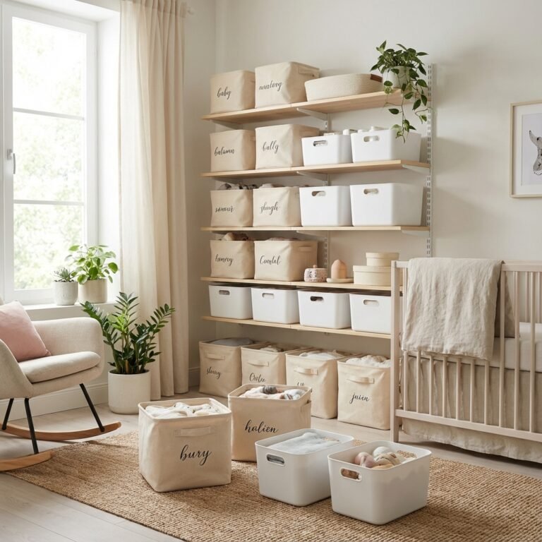Canvas vs. Plastic: Which Nursery Bins Hide Clutter Best?