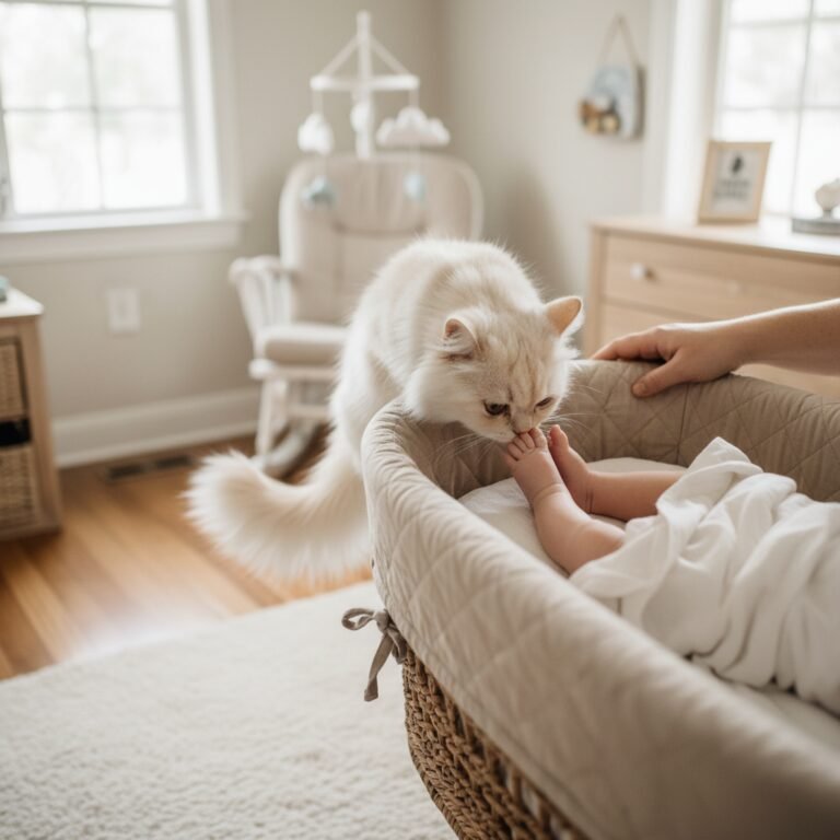 Don't Forget Kitty: The Step-By-Step Guide To Introducing Your Cat To Baby