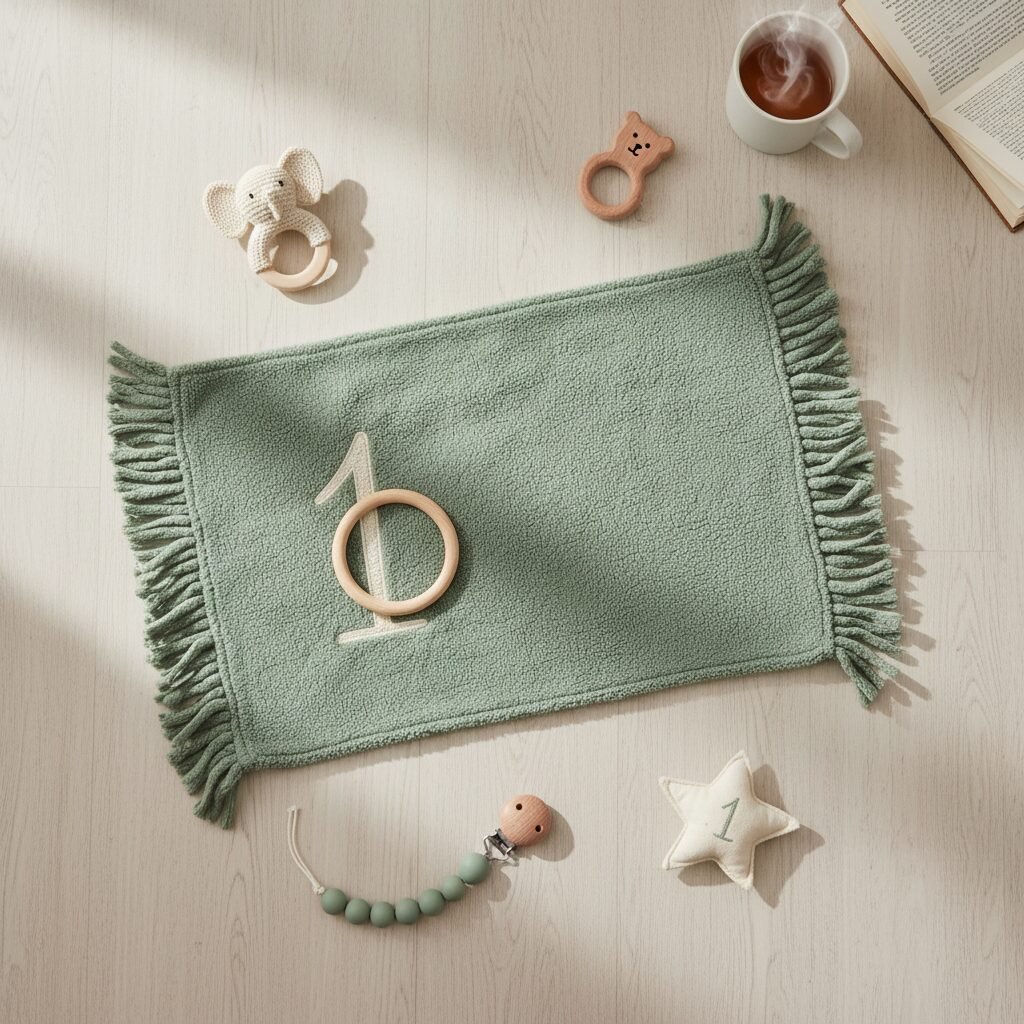 How To Make A Gorgeous No-Sew Milestone Blanket For Under $20