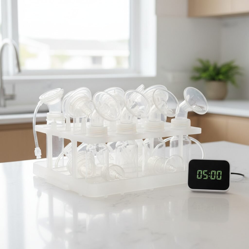 Mold in Your Pump? The Lazy Mom's Guide to Sanitizing Parts in 5 Minutes