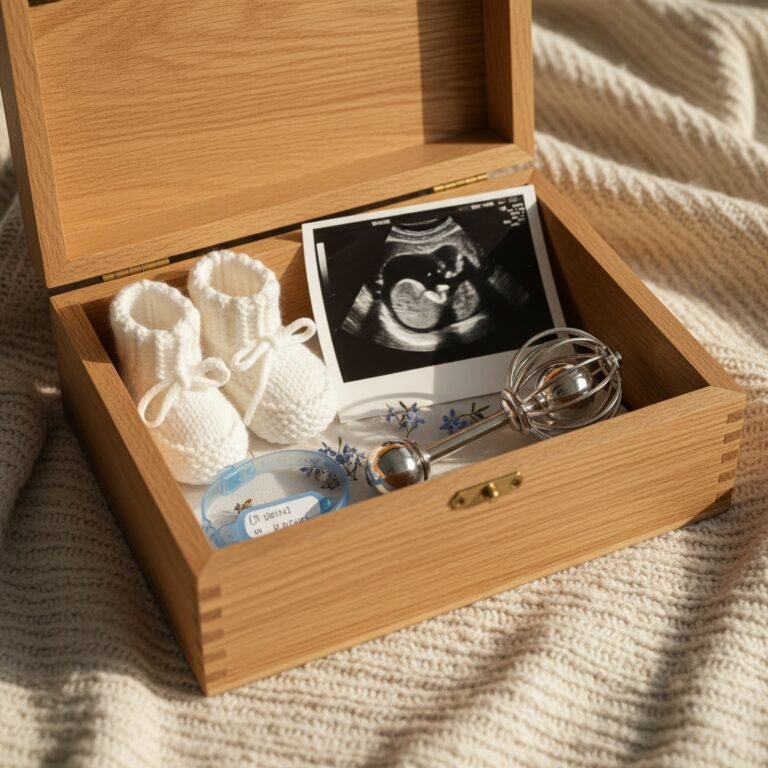 Not Just Clutter: How to Curate the Perfect Baby Memory Box (List Included)