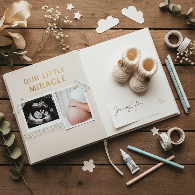 Preserve The Bump: Stunning Pregnancy Scrapbook Ideas You Can DIY
