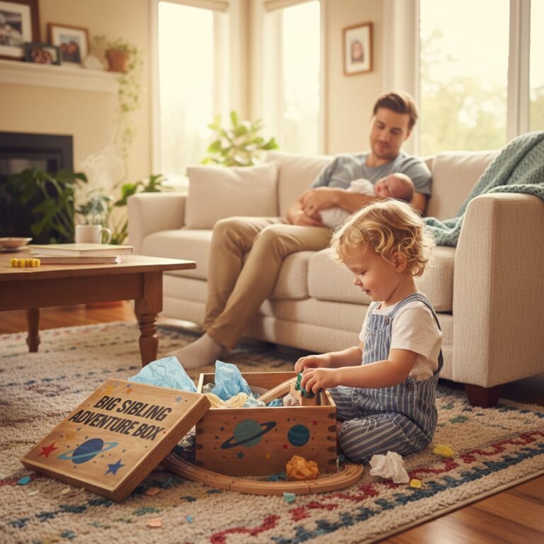 The "Big Sibling Box" Hack To Stop Toddler Regression Before It Starts