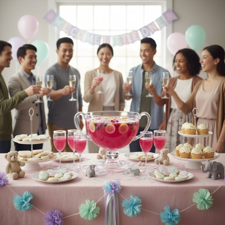 The Pink Punch Recipe Every Baby Shower Guest Will Beg For