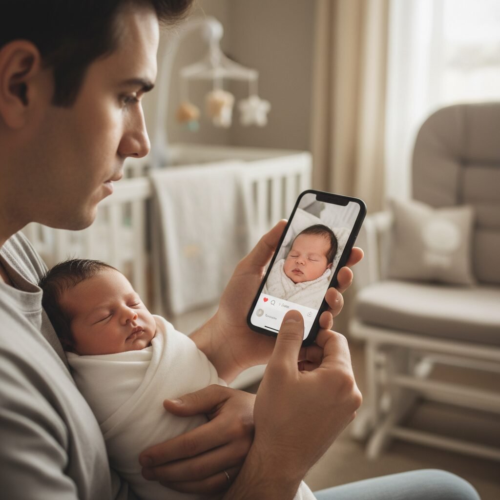 To Post Or Not To Post? Setting Strict Social Media Boundaries For Your Newborn