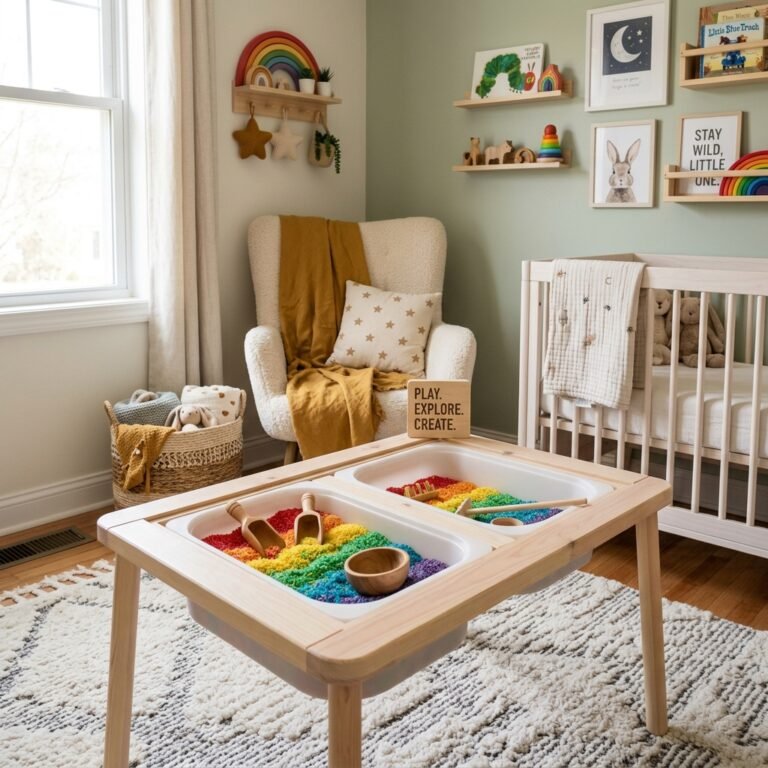10 Brilliant IKEA Flisat Table Hacks for Cheap Sensory Play at Home