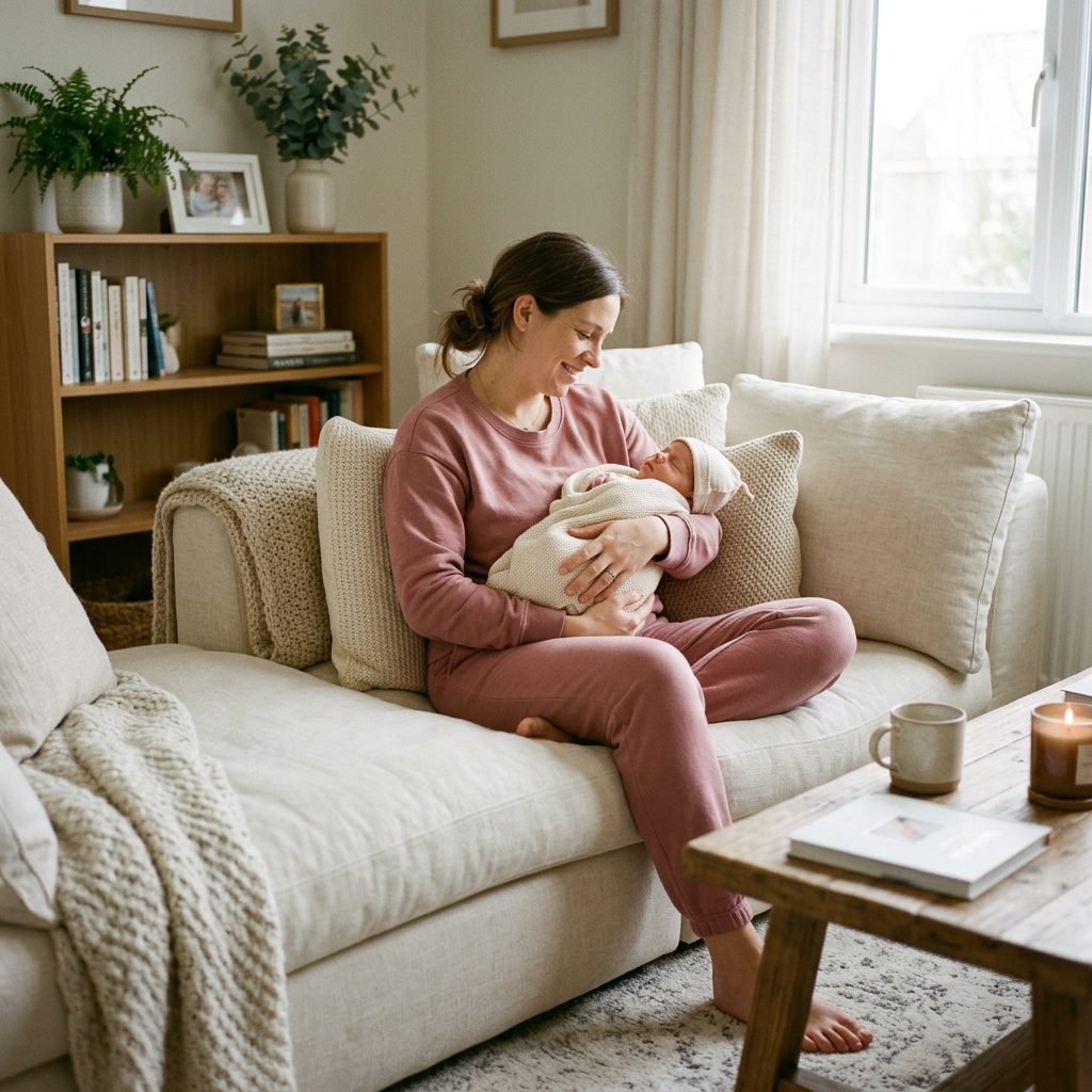 10 Cozy French Terry Matching Sets Perfect for Postpartum Nursing Wear