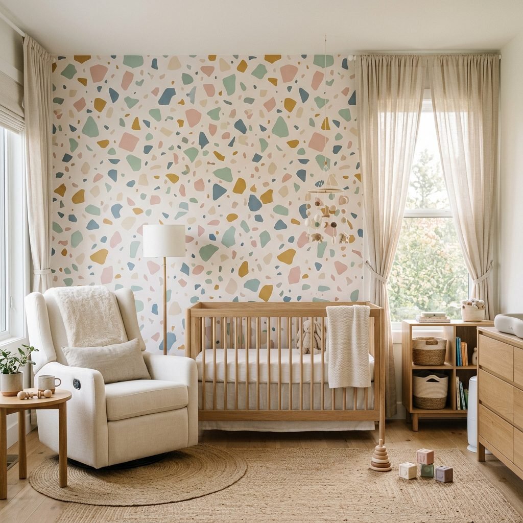12 Gorgeous Modern Terrazzo Nursery Decor Ideas for a Playful, Chic Space