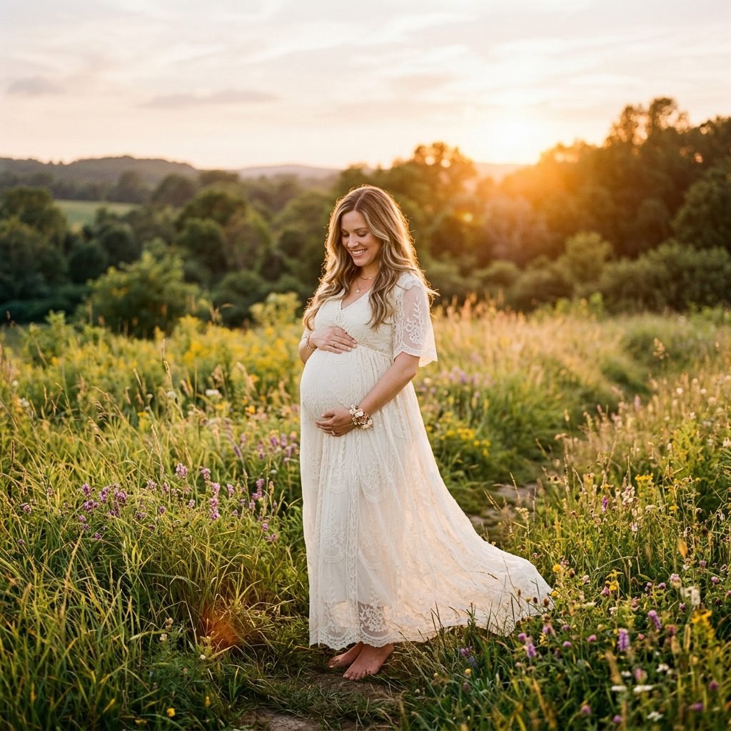 12 Gorgeous Outdoor Maternity Photo Poses to Capture Your Growing Family