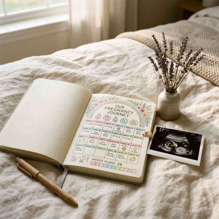 15 Aesthetic Pregnancy Bullet Journal Spreads To Track Your Bump Journey