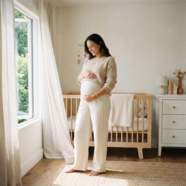 15 Chic Ways to Style Linen Pants Throughout Your Entire Pregnancy