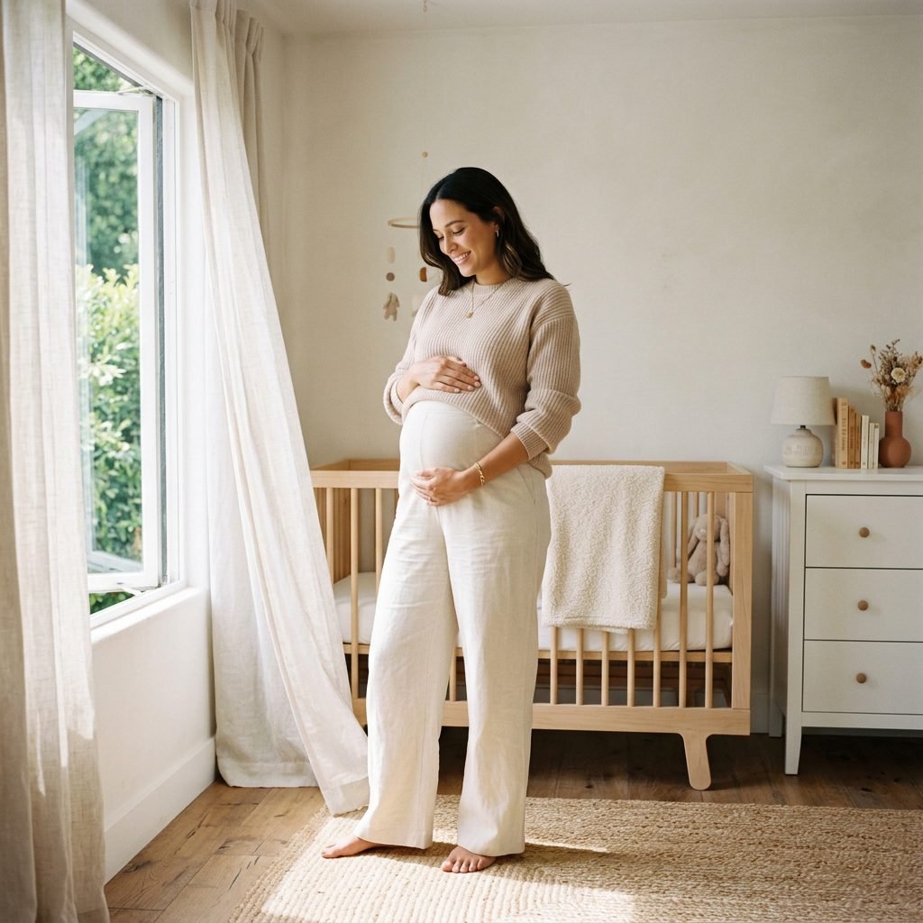 15 Chic Ways to Style Linen Pants Throughout Your Entire Pregnancy