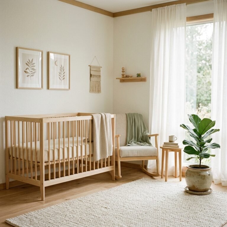 15 Clean and Modern Minimalist Nursery Ideas for a Calm Baby Room