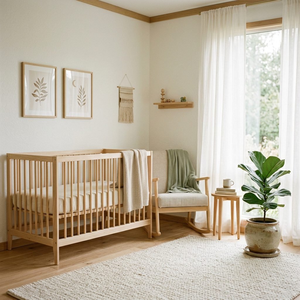 15 Clean and Modern Minimalist Nursery Ideas for a Calm Baby Room