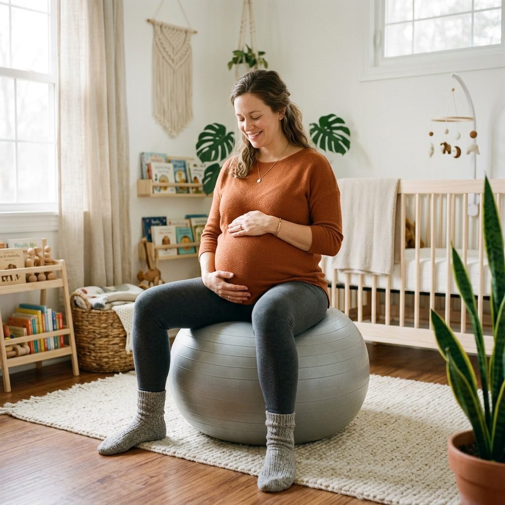 5 Birth Ball Pelvic Tilt Variations to Shorten Your Active Labor