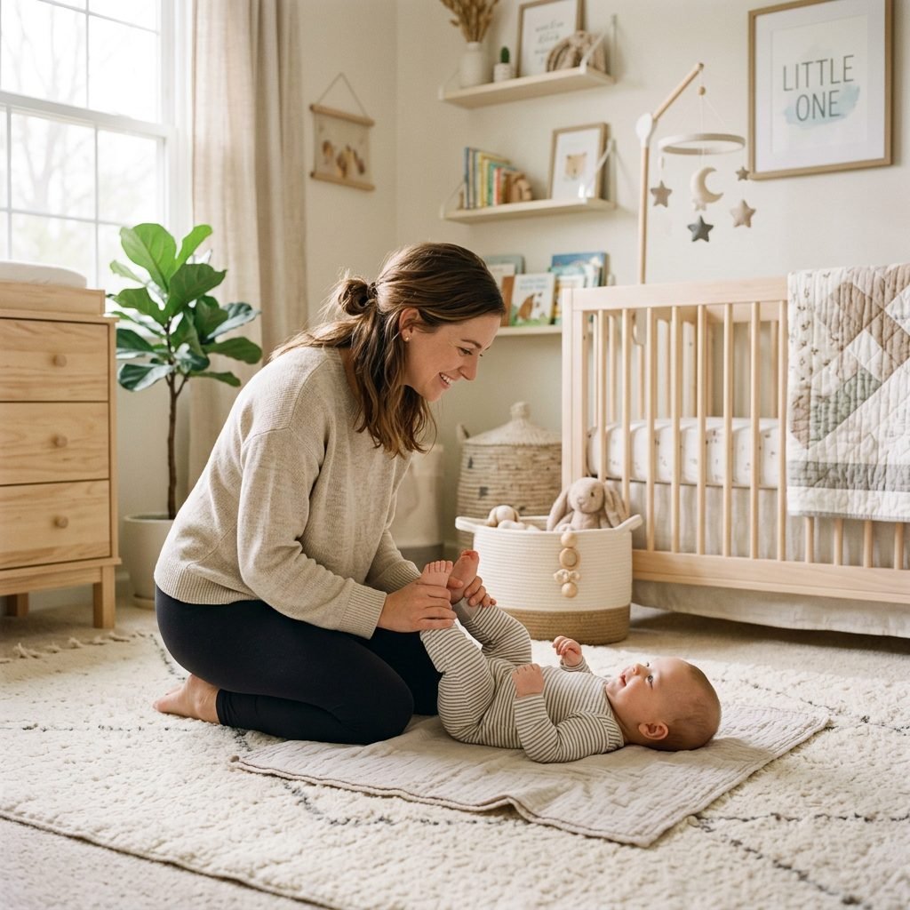 5 Gentle Baby Yoga Stretches to Release Stubborn Trapped Gas Instantly