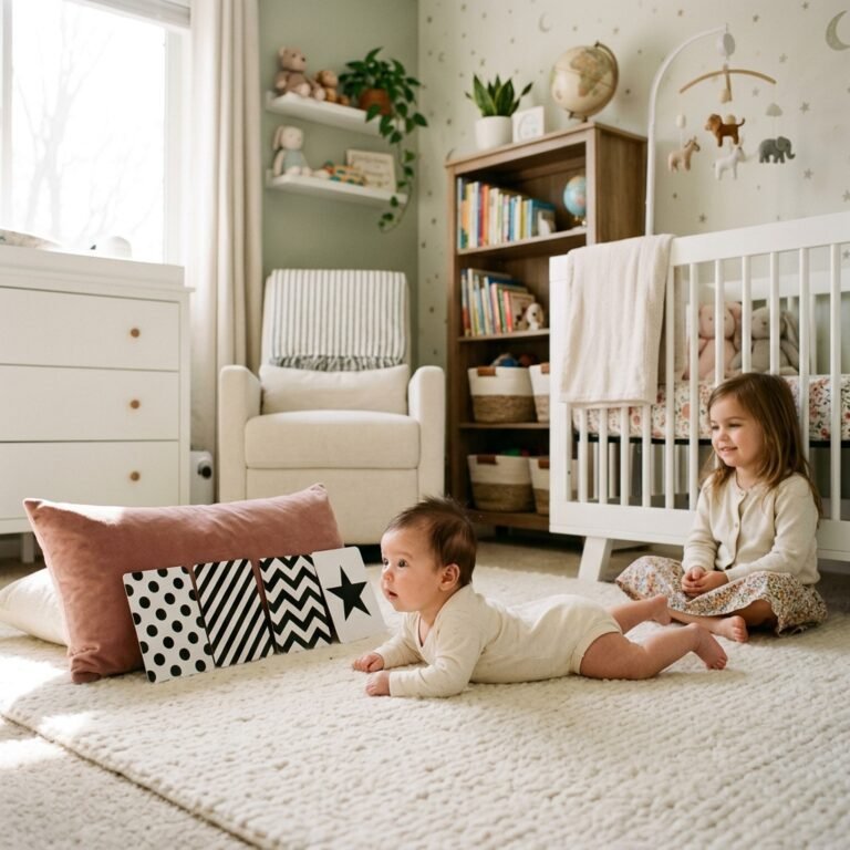 5 High-Contrast Black and White Sensory Activities to Boost Newborn Brain Development