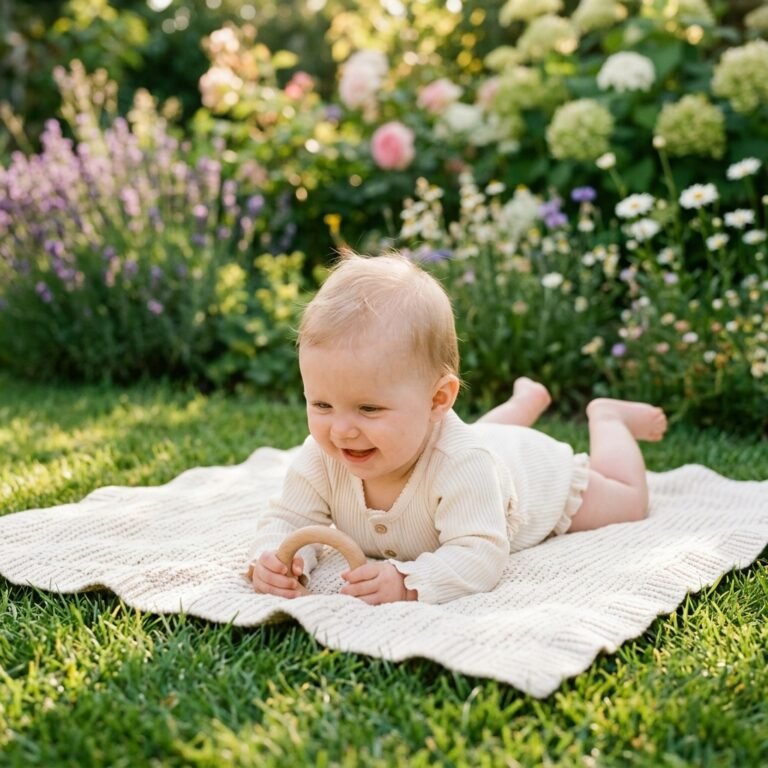 5 Safe Outdoor Grass Tummy Time Sensory Ideas Your Baby Will Love