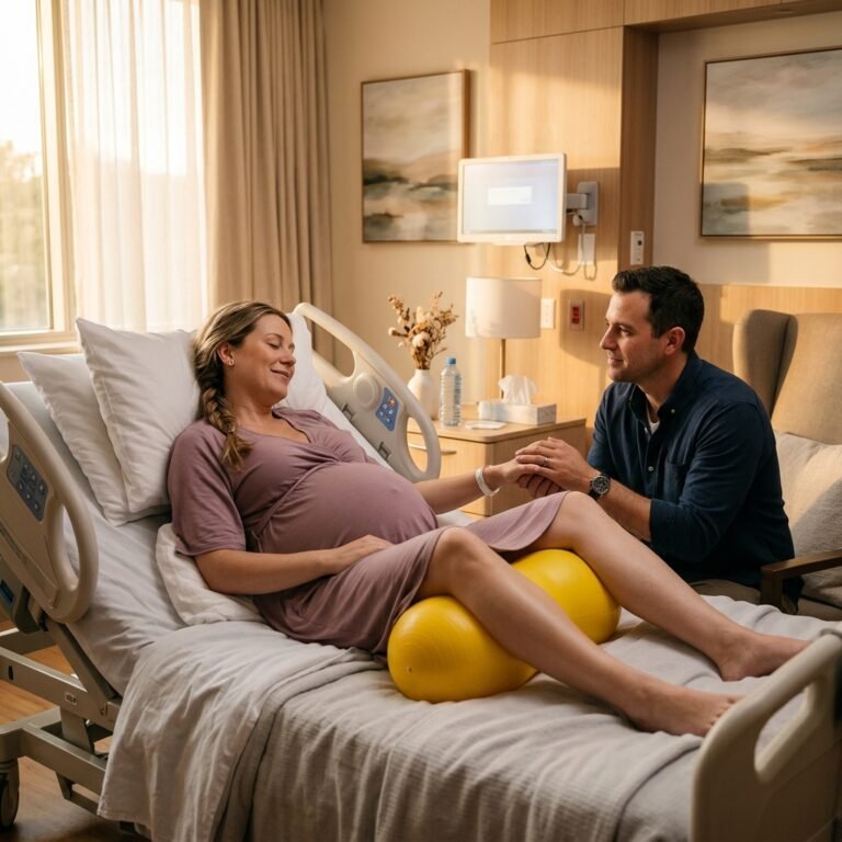 7 Active Peanut Ball Positions To Speed Up Labor With An Epidural
