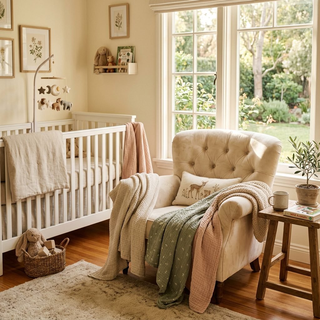 7 Lifestyle Newborn Photo Poses You Can Shoot Using a Cozy Nursery Armchair