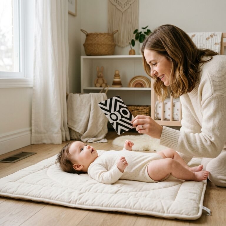 7 Simple Visual Tracking Games to Boost Your 2-Month-Old's Cognitive Development