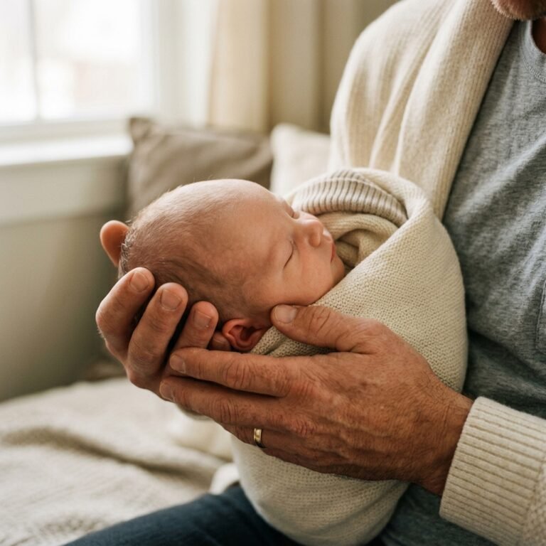 7 Sweet Close Up Newborn Photography Poses with Dad to Recreate at Home