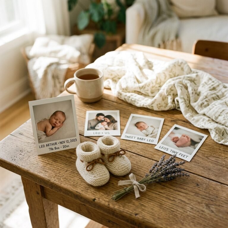 8 Adorable Polaroid-Style Birth Announcement Ideas to Share Your Joy