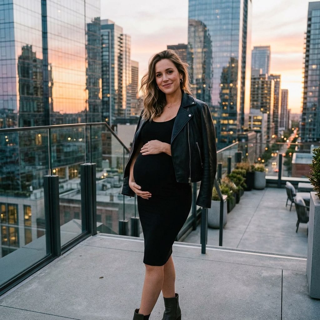 8 Urban Rooftop Maternity Photoshoot Styling Tips for a Modern Look