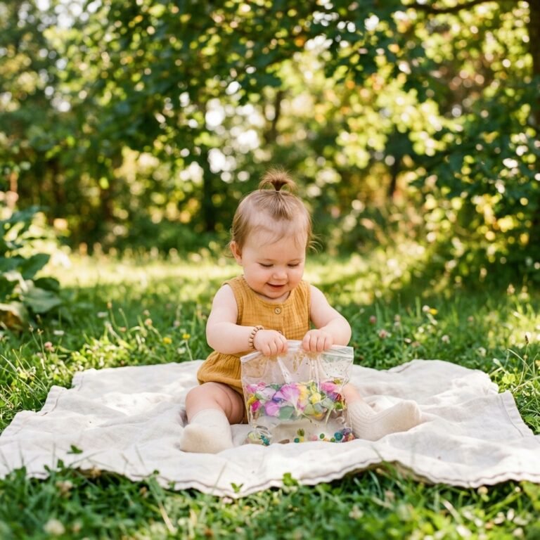9 Mess-Free Outdoor Sensory Play Ideas for Your 6-Month-Old Baby