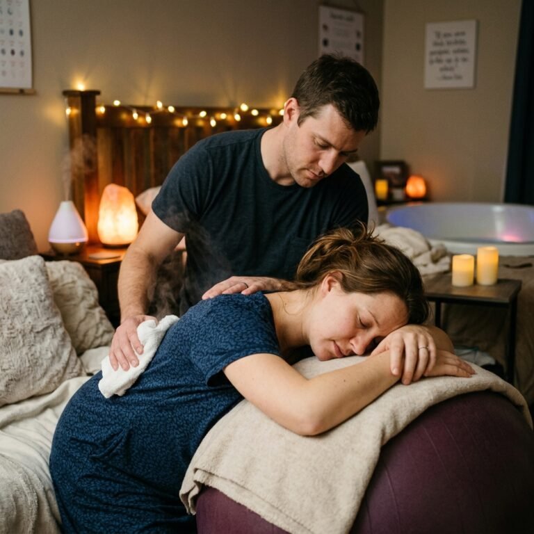 A Birth Partner's Guide to Using Warm Compresses for Labor Pain Relief