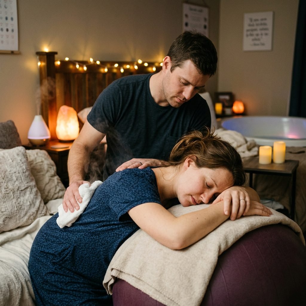 A Birth Partner's Guide to Using Warm Compresses for Labor Pain Relief