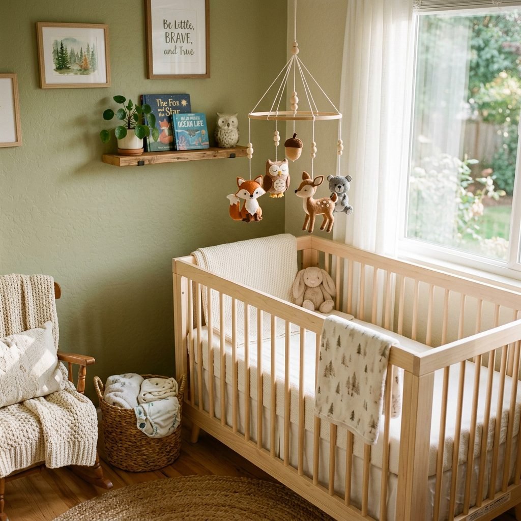 Crafting for Baby: Free DIY Felt Woodland Animal Mobile Patterns