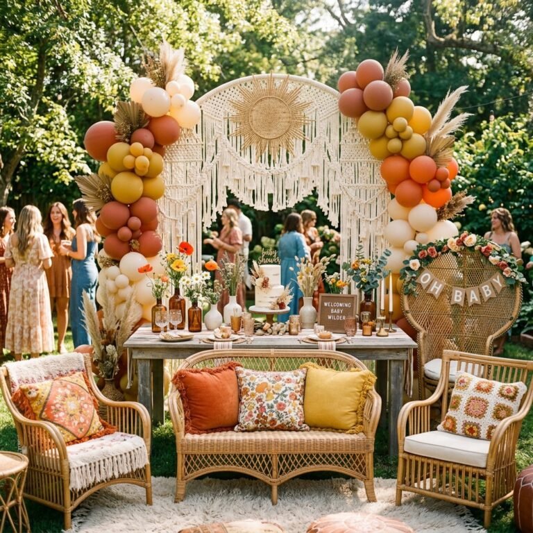 Here Comes the Sun: Retro Sunshine Baby Shower Decor Inspiration