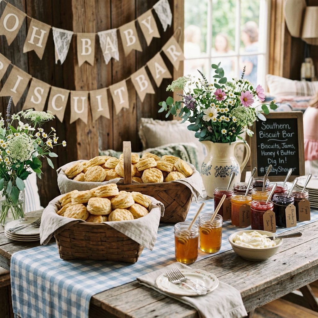 How to Build a Budget-Friendly Southern Biscuit Bar for a Cozy Baby Shower