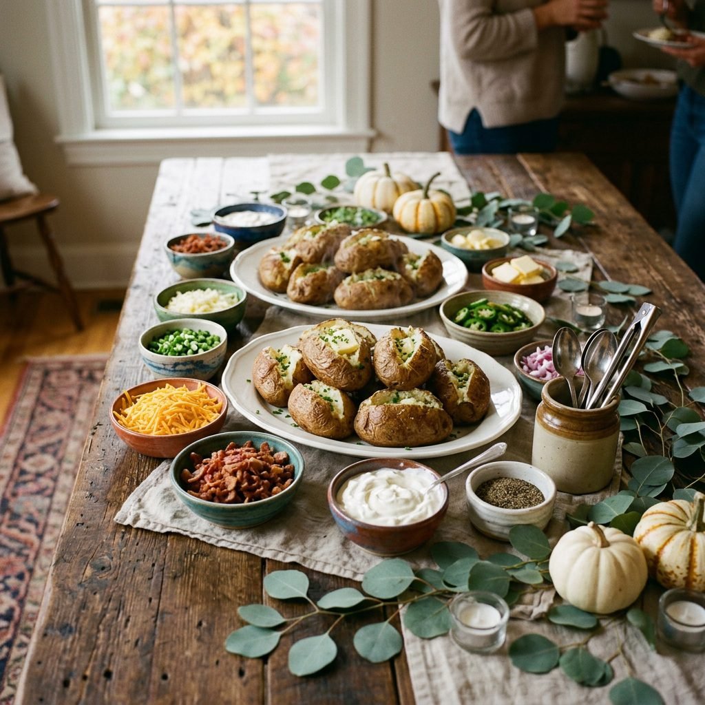 How to Build an Epic DIY Baked Potato Bar for a Budget-Friendly Baby Shower