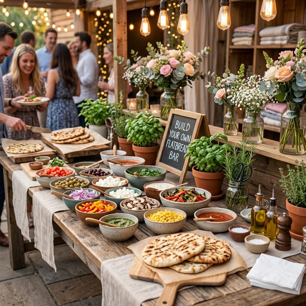 How to Build an Epic DIY Flatbread Bar for a Budget-Friendly Baby Shower