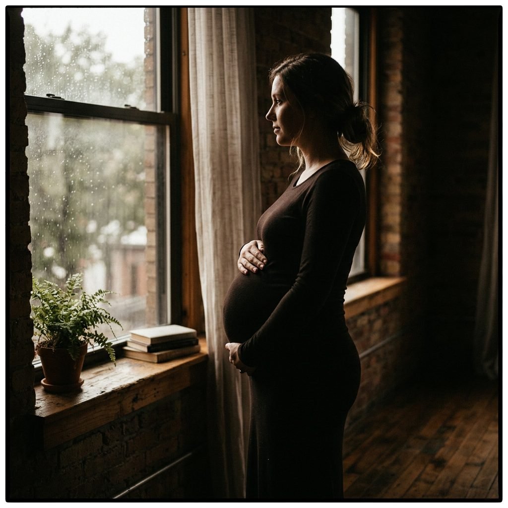 How to Capture Dramatic Window Light Maternity Portraits on Your iPhone