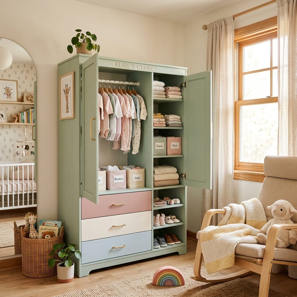How to Customize an IKEA Smastad Wardrobe for the Ultimate Small Space Nursery