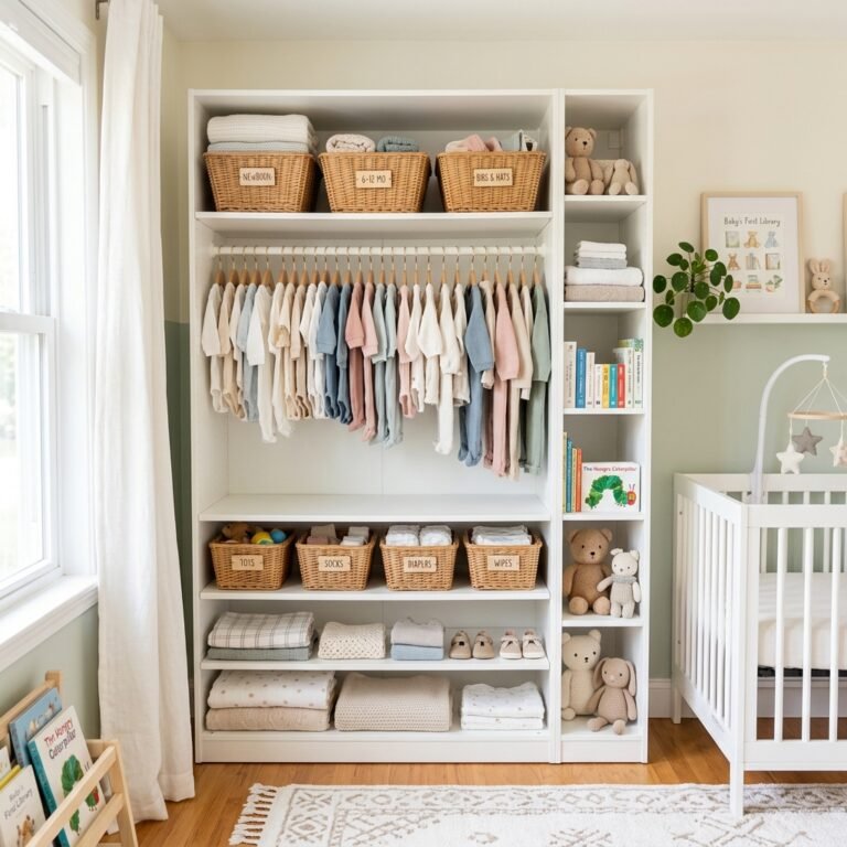 How to Hack the IKEA PLATSA System for the Ultimate Custom Baby Closet