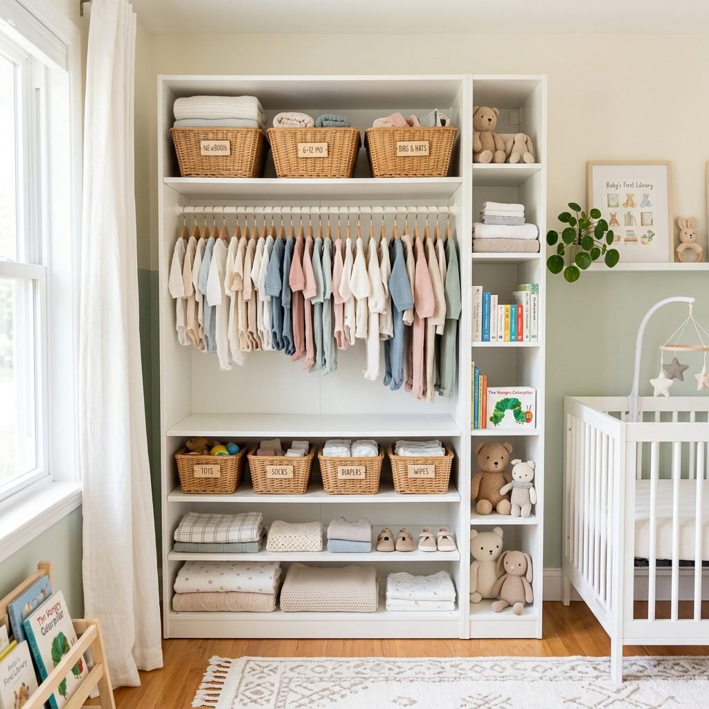 How to Hack the IKEA PLATSA System for the Ultimate Custom Baby Closet