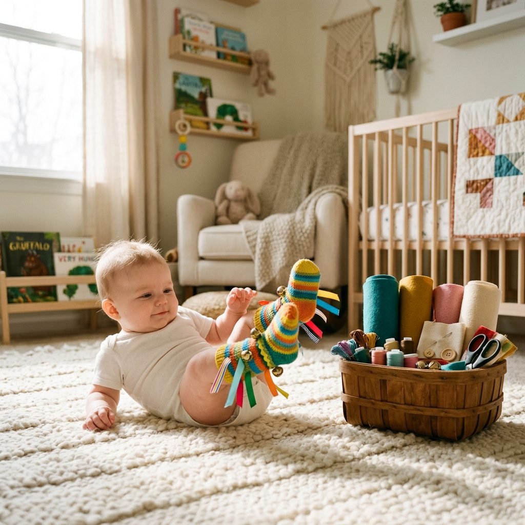 How to Make DIY Sensory Socks to Help Your Baby Find Their Feet