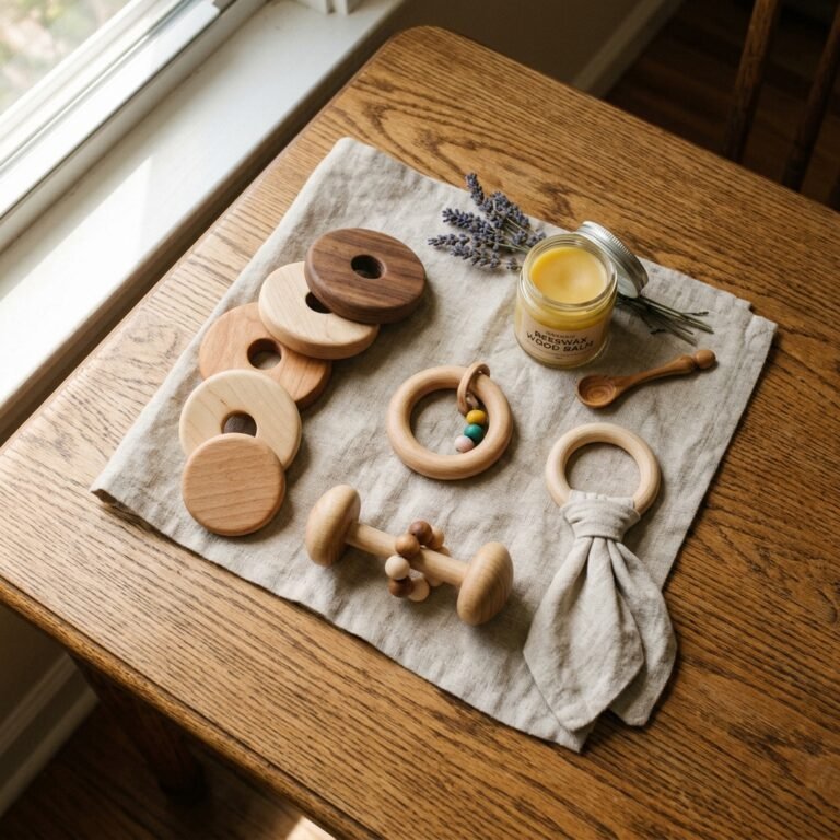 How to Make Your Own Safe Wooden Grasping Toys for Quick Infant Fine Motor Development
