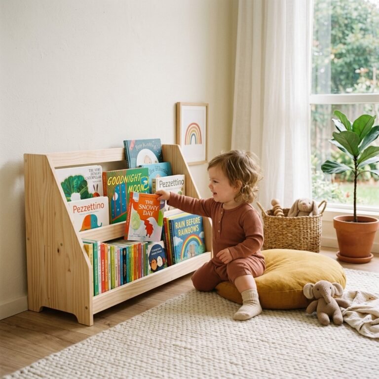 How to Set Up a Montessori Floor Book Display to Encourage Early Reading