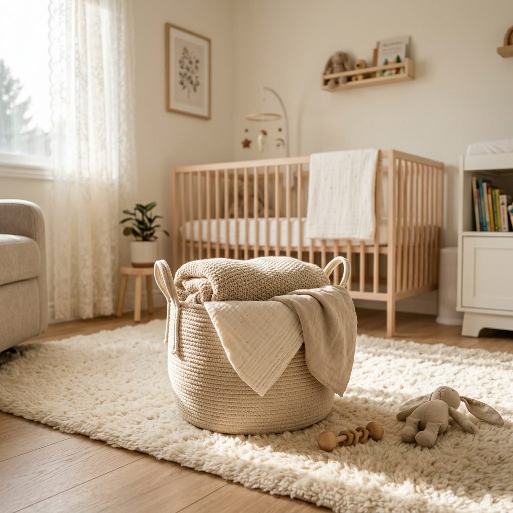 How To Set Up A Safe DIY Basket Newborn Photoshoot At Home